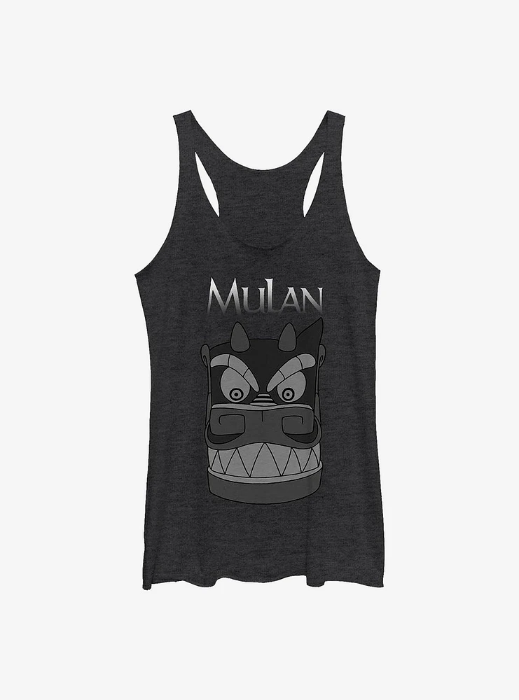 Disney Mulan Stone Dragon Head Womens Tank Top