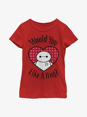 Disney Big Hero 6 Baymax Hugs All Around Youth Girls T-Shirt