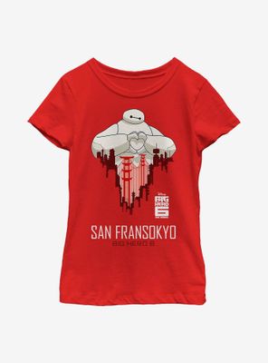 Disney Big Hero 6 SF Love Youth Girls T-Shirt