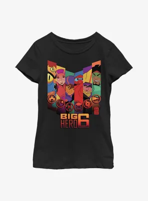 Disney Big Hero 6 Six Banners Youth Girls T-Shirt