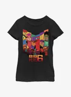 Disney Big Hero 6 Six Banners Youth Girls T-Shirt