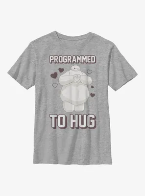 Disney Big Hero 6 Baymax Programmed To Hug Youth T-Shirt