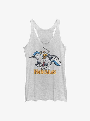 Disney Hercules Woodcut Herc Womens Tank Top