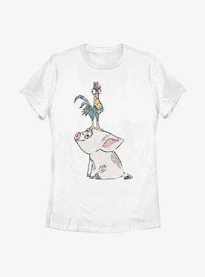Disney Moana Pua Womens T-Shirt