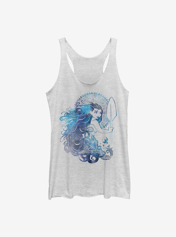 Boxlunch Disney Moana Ocean Hair Womens Tank Top