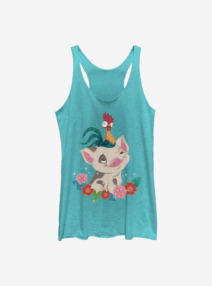 Disney Moana Tropical Buddies Womens Tank Top