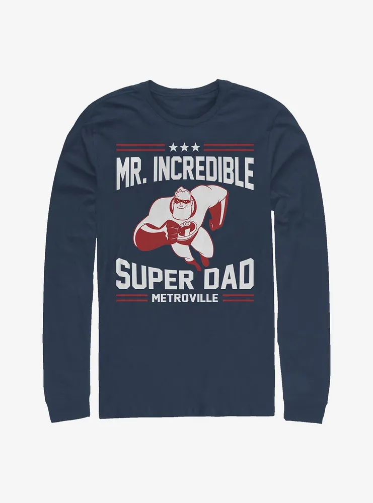 Disney Pixar The Incredibles Sporty Super Dad Long-Sleeve T-Shirt