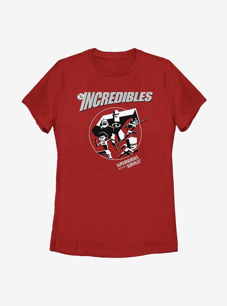 Disney Pixar The Incredibles Superhero Spotlight Womens T-Shirt