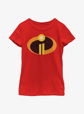 Disney Pixar The Incredibles Lit Match Youth Girls T-Shirt