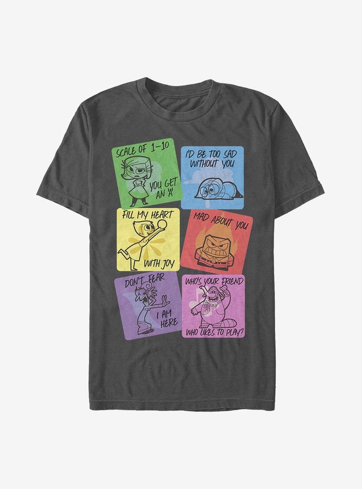 Disney Pixar Inside Out Vday Cards T-Shirt