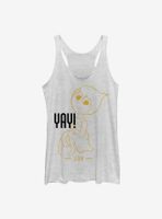 Disney Pixar Inside Out Yay Joy Womens Tank Top