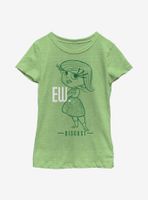 Disney Pixar Inside Out Ew Disgust Youth Girls T-Shirt