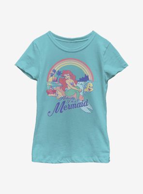 Disney The Little Mermaid Actual Youth Girls T-Shirt