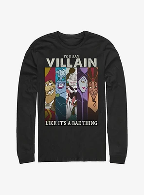 Disney Villains Villain Like Bad Long-Sleeve T-Shirt