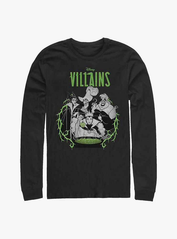 Disney Villains Villain Lockup Long-Sleeve T-Shirt