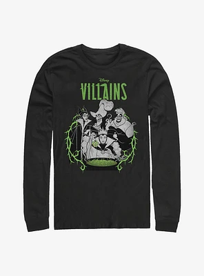 Disney Villains Villain Lockup Long-Sleeve T-Shirt