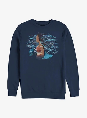 Disney Moana Ocean I Am Sweatshirt