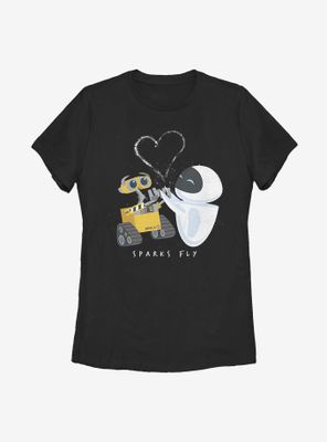 Disney Pixar WALL-E Sparks Fly Womens T-Shirt