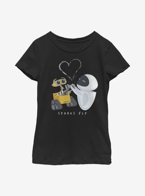 Disney Pixar WALL-E Sparks Fly Youth Girls T-Shirt