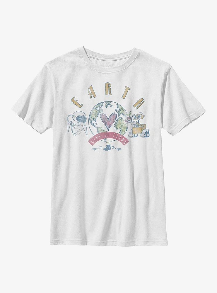 Disney Pixar WALL-E Ocean Love Youth T-Shirt