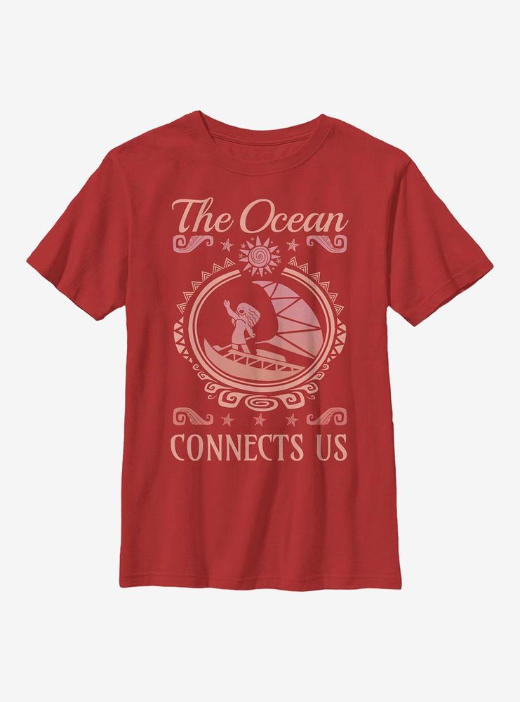 Disney Girls' Moana Adventures In Oceania T-Shirt