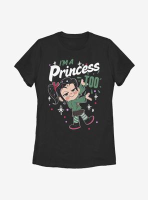 Disney Ralph Breaks The Internet Vanellope Princess Too Womens T-Shirt
