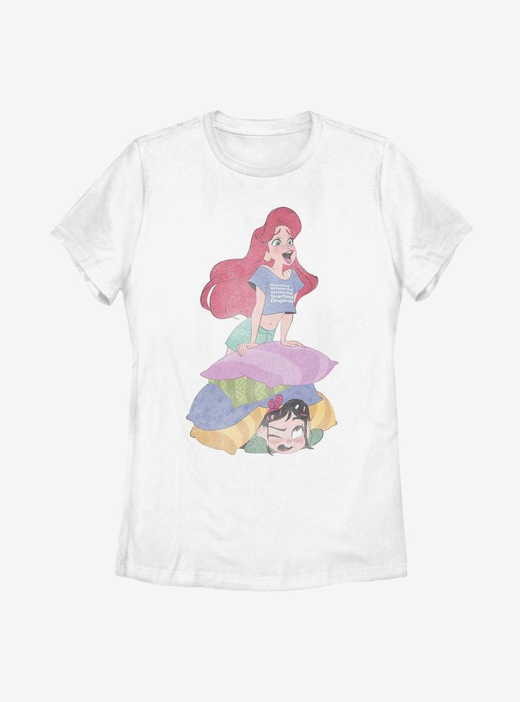 Disney Ralph Breaks The Internet Singing Ariel Vanellope Womens T-Shirt