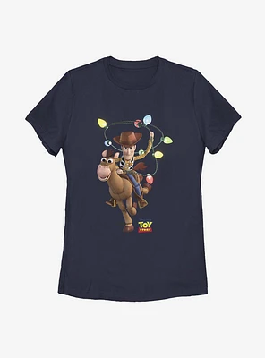 Disney Pixar Toy Story Holiday Lasso Womens T-Shirt