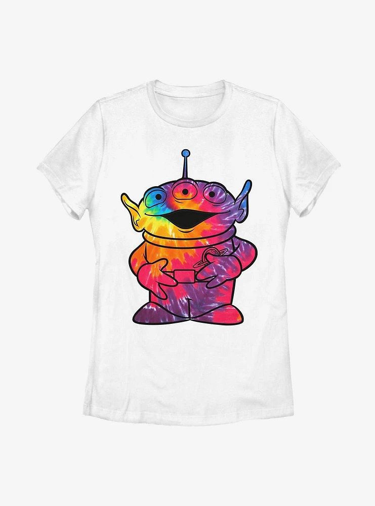 Disney Pixar Toy Story Tie Dye Alien Womens T-Shirt