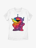 Disney Pixar Toy Story Tie Dye Alien Womens T-Shirt