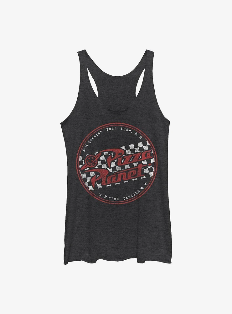 Disney Pixar Toy Story Pizza Planet Logo Womens Tank Top