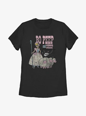 Disney Pixar Toy Story 4 Bo Peep And Sheep Womens T-Shirt