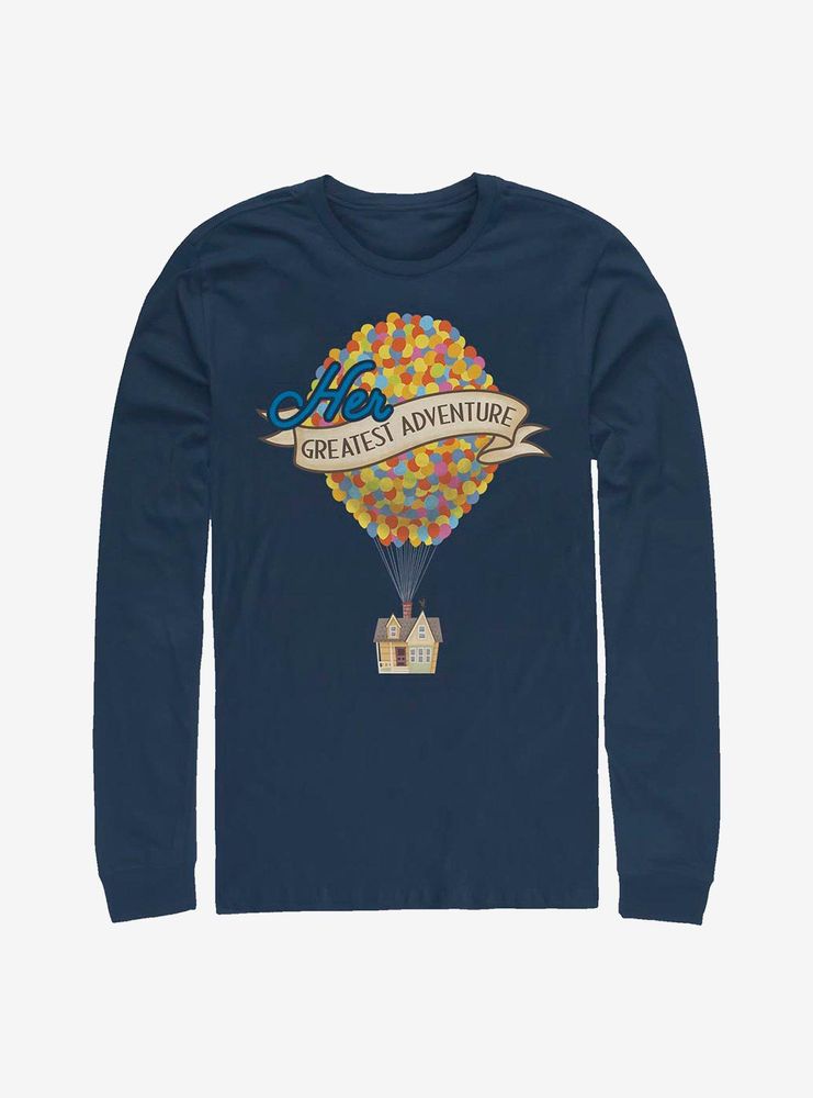 Disney Pixar Up Her Greatest Adventure Long-Sleeve T-Shirt