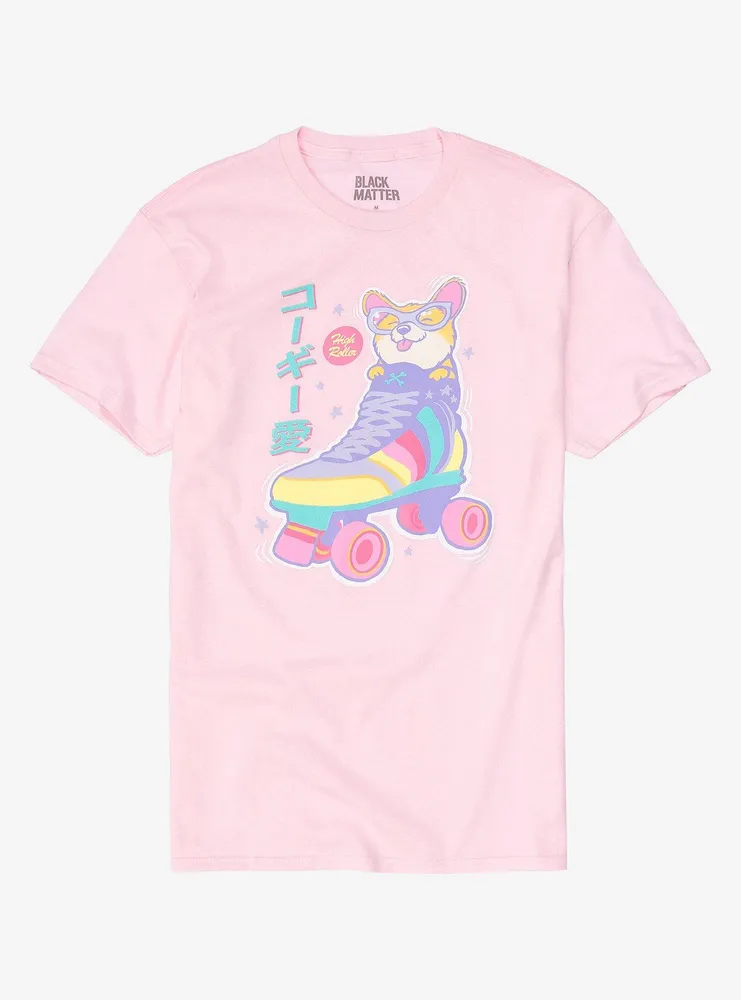 High Roller Kawaii Corgi Girls T-Shirt