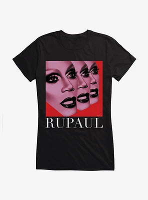 RuPaul Face Repeat Girls T-Shirt