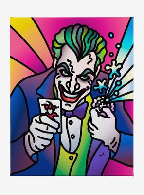 DC Comics The Joker by Lisa Lopuck Gallery Wrapped Canvas