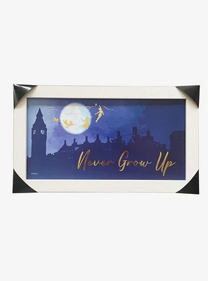 Disney Peter Pan Never Grow Up Wood Wall Art
