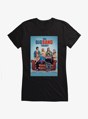 The Big Bang Theory Sofa Portrait Girls T-Shirt