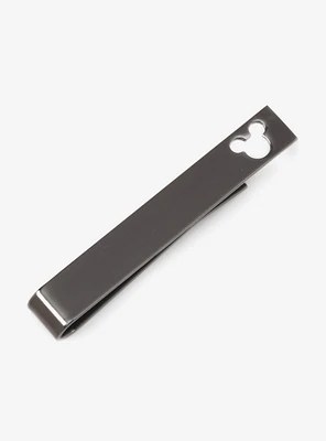 Disney Mickey Mouse Cut Out Black Tie Bar