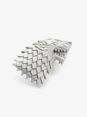 Game of Thrones Stark Direwolf Antiqued Lapel Pin