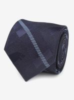 Game of Thrones Stark Direwolf Blue Plaid Silk Tie