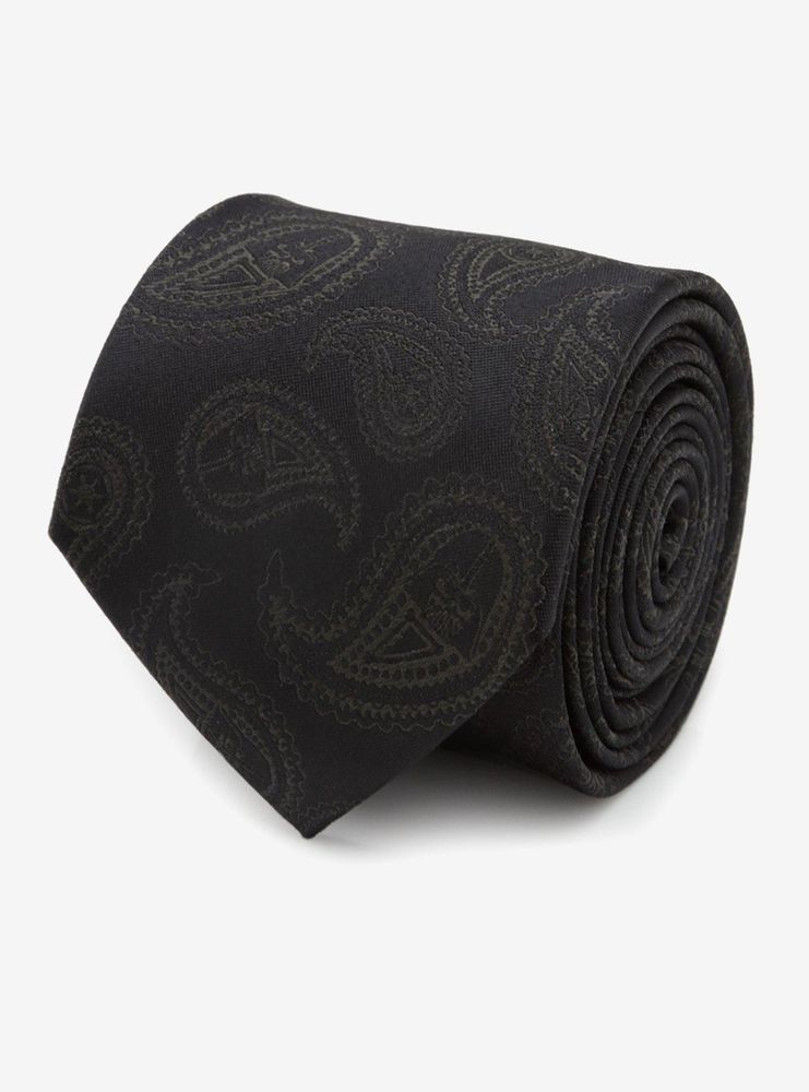 Star Wars Darth Vader Paisley Black Silk Tie