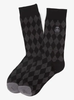 Star Wars Stormtrooper Argyle Black Socks