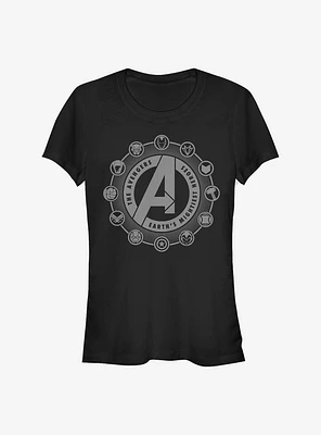 Marvel Avengers Avenger Emblems Girls T-Shirt