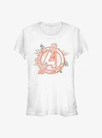 Marvel Avengers Avenger Floral Girls T-Shirt