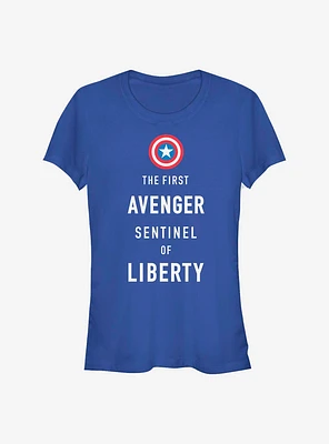 Marvel Captain America Sentinel Liberty Girls T-Shirt