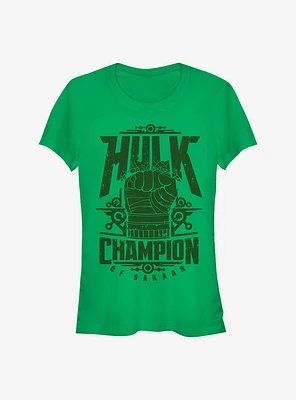 Marvel The Hulk Champ Girls T-Shirt