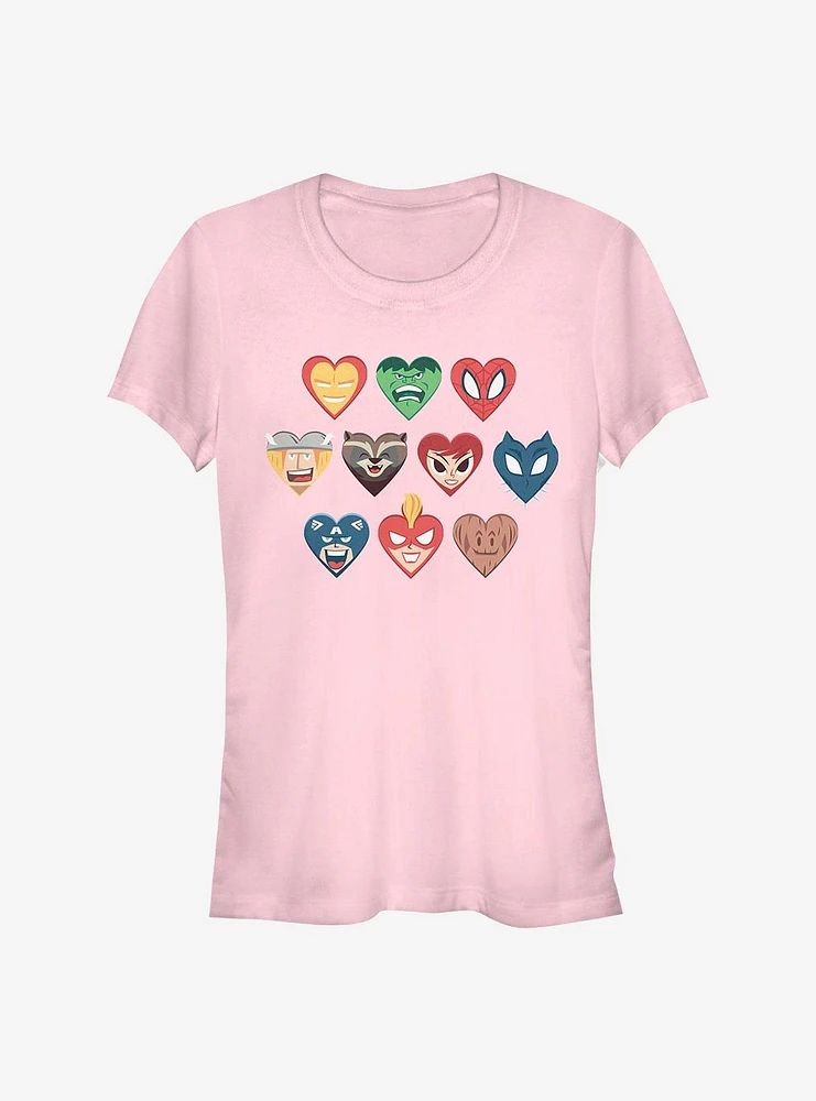 Marvel Avengers Hero Hearts - Lt Pink