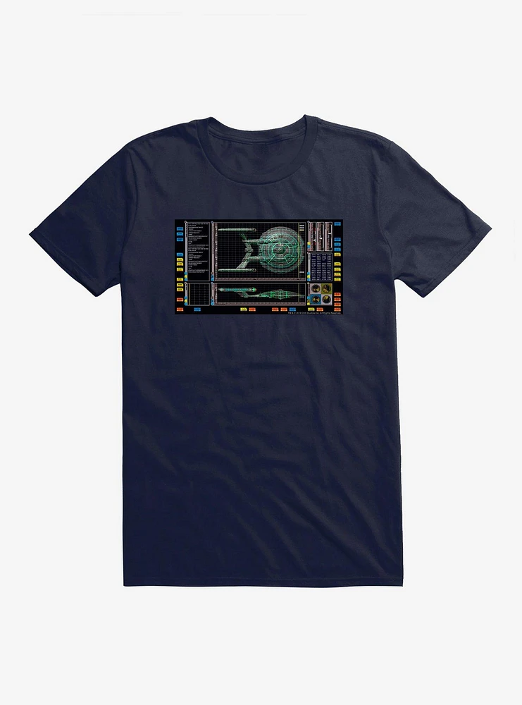 Star Trek Enterprise NX01 Blueprint T-Shirt