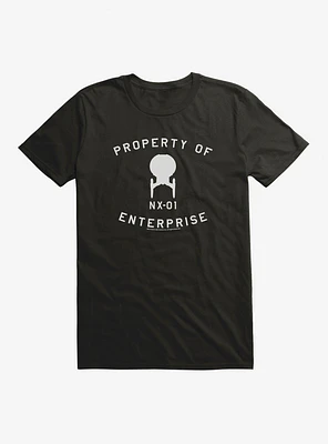 Star Trek Enterprise Property Of NX01 T-Shirt